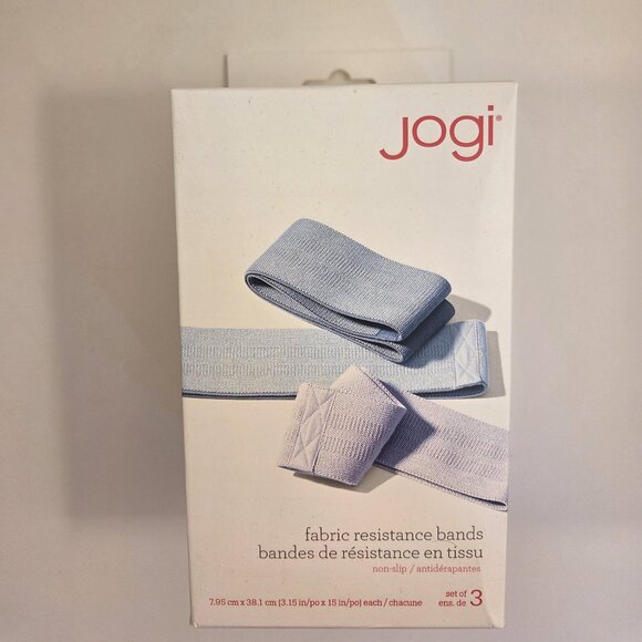 Jogi Fabric Resistance Bands Set – 3 Levels, New - Picture 1 of 4